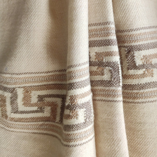 Hand Woven Pure Pashmina Kullu Stole