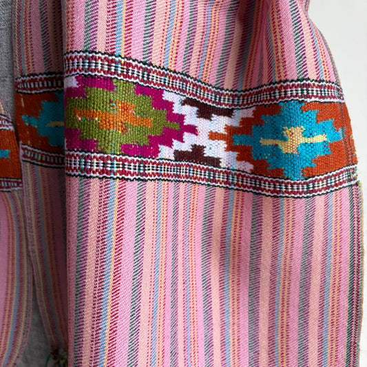 Merino Wool Muffler for Winter - Pink