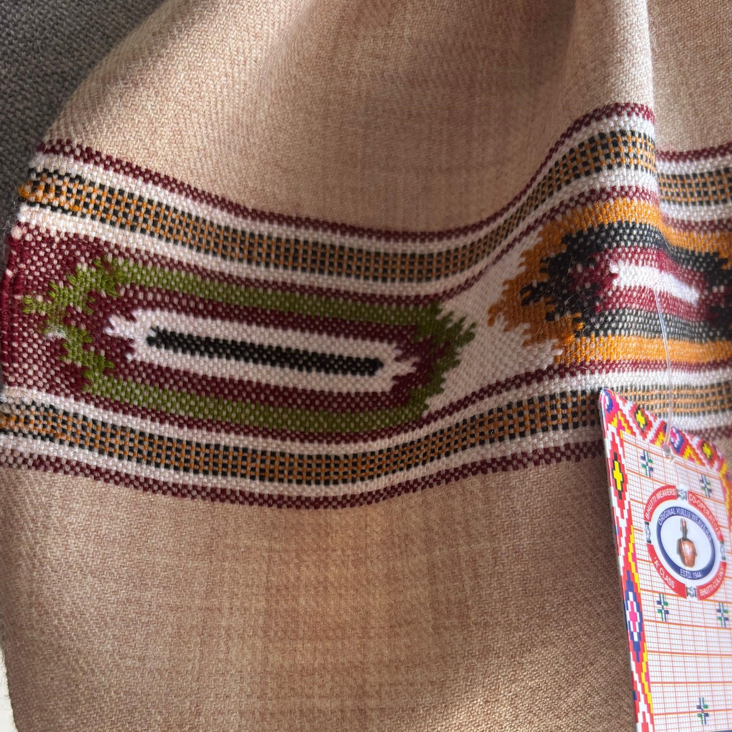 Hand Woven Pure Merino Wool Fawn Muffler