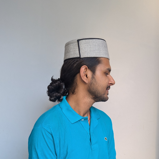 Malana Himachali cap Grey