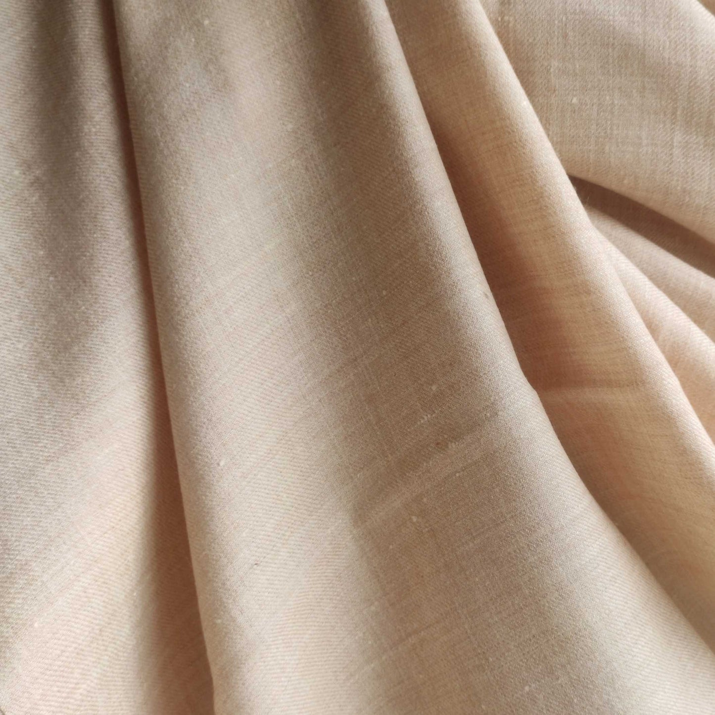 Hand Woven Mens Pure Merino Wool + Angora Kullu Shawl (Fawn Loi)