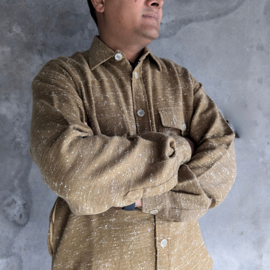 Mens Merino wool shacket