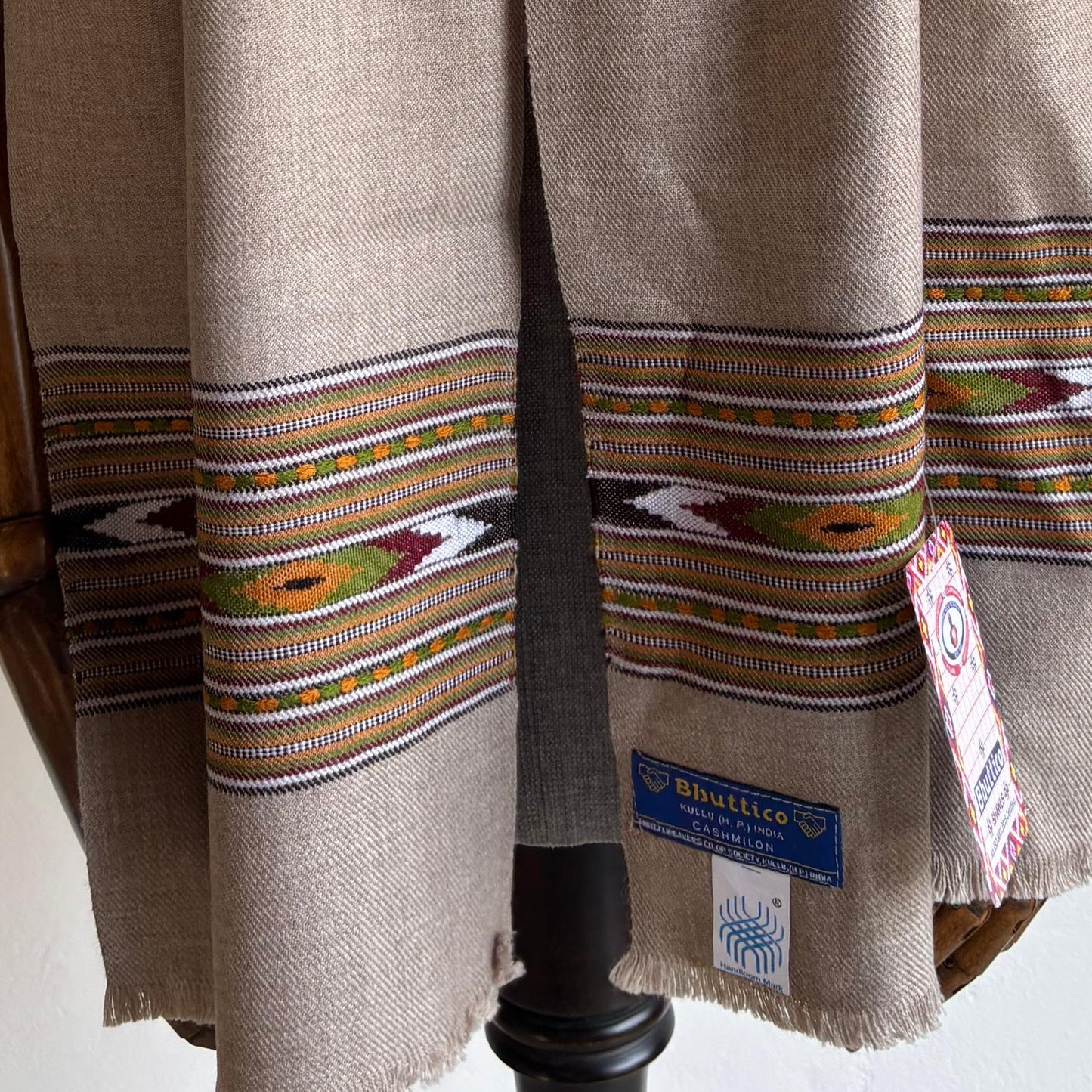 Hand Woven Cashmilon Muffler Pashmina