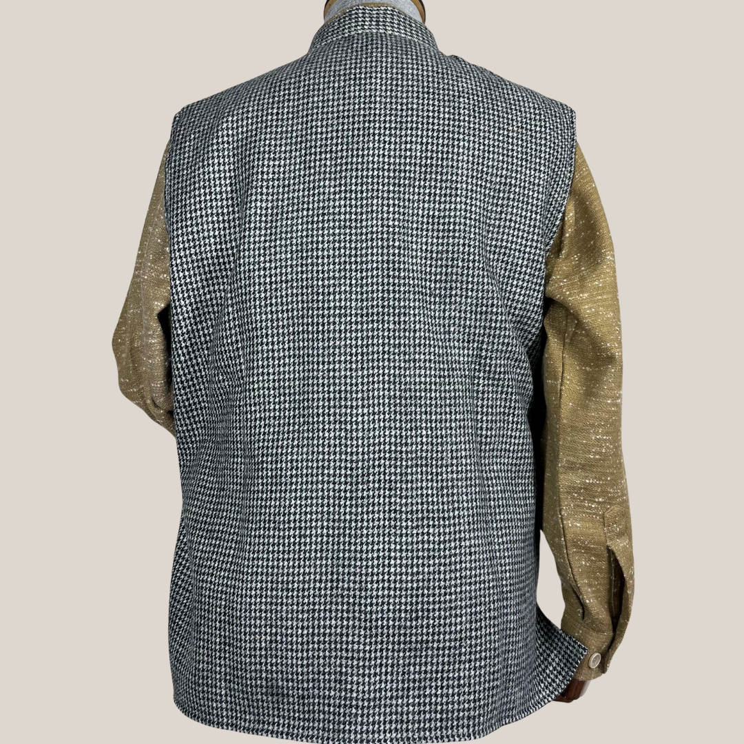 Men's Grey Woolen Nehru Jacket