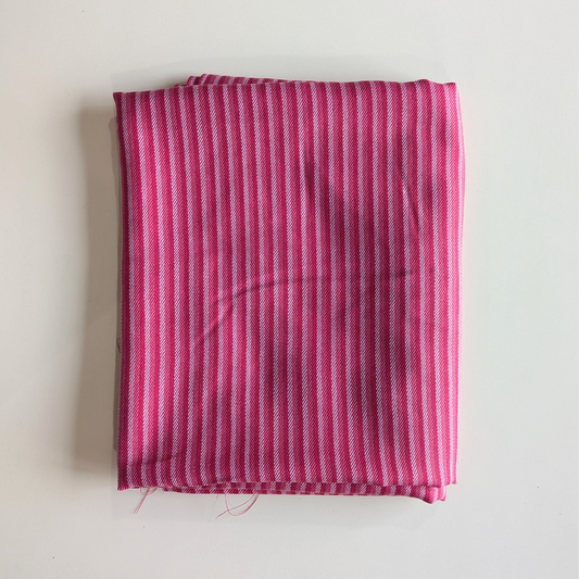 Ladies Handwoven Woolen Suit- Pink (With stole)