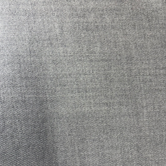 Pure Merino Wool Twill Fabric - Solid Grey