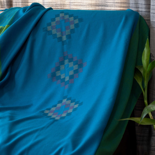 Mangala Merino Wool Shawl – Inspired by the Green Terraces of Himachal