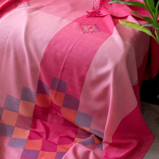 Solang Merino Wool Shawl – Inspired by Nature’s Frosted Weavework