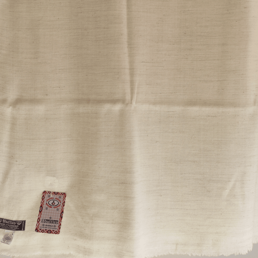 Hand Woven Mens Pashmina + Merino Wool Kullu Shawl (Loi) - Bhuttico Shawls