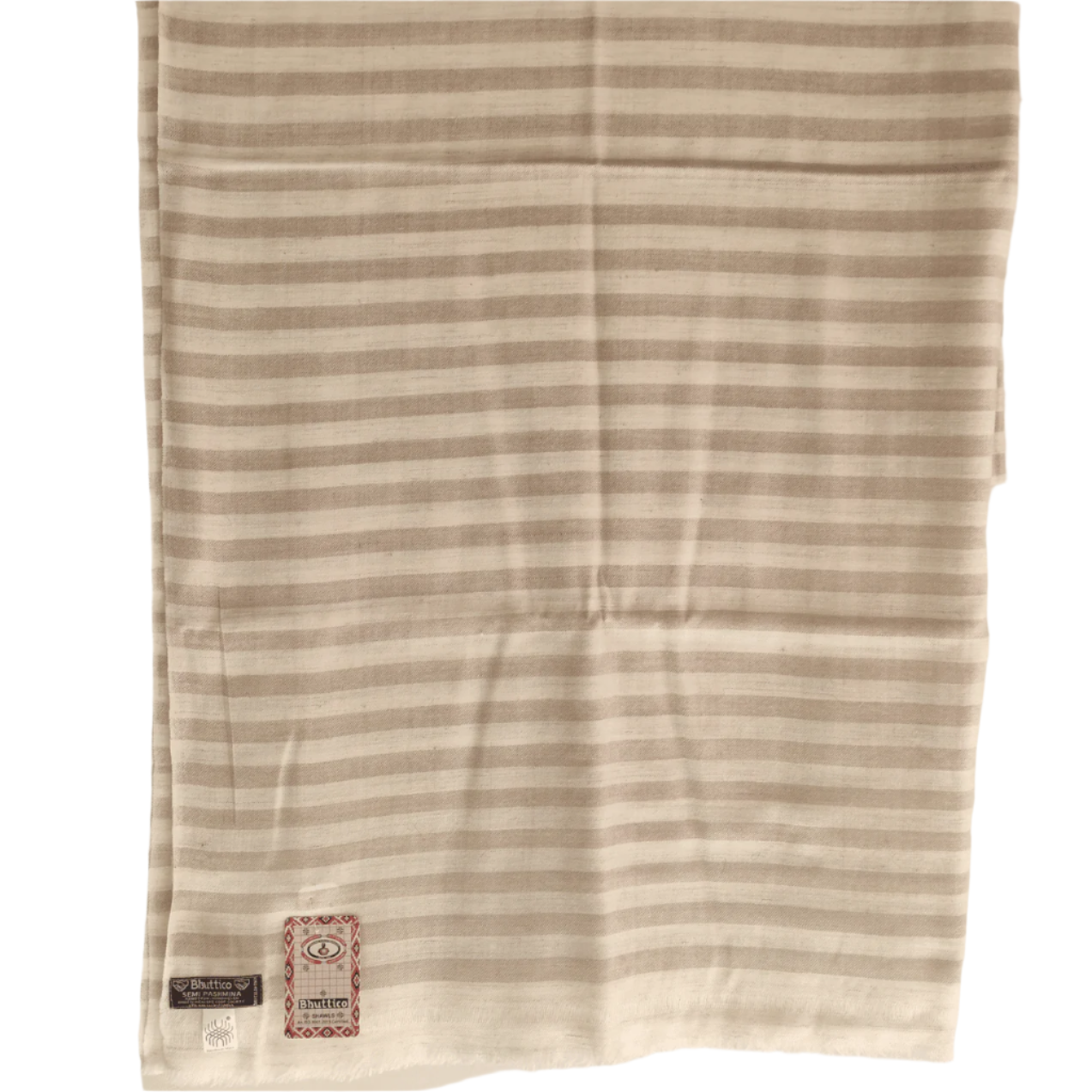 Hand Woven Mens Pashmina + Wool Kullu Shawl (Loi) - Bhuttico Shawls