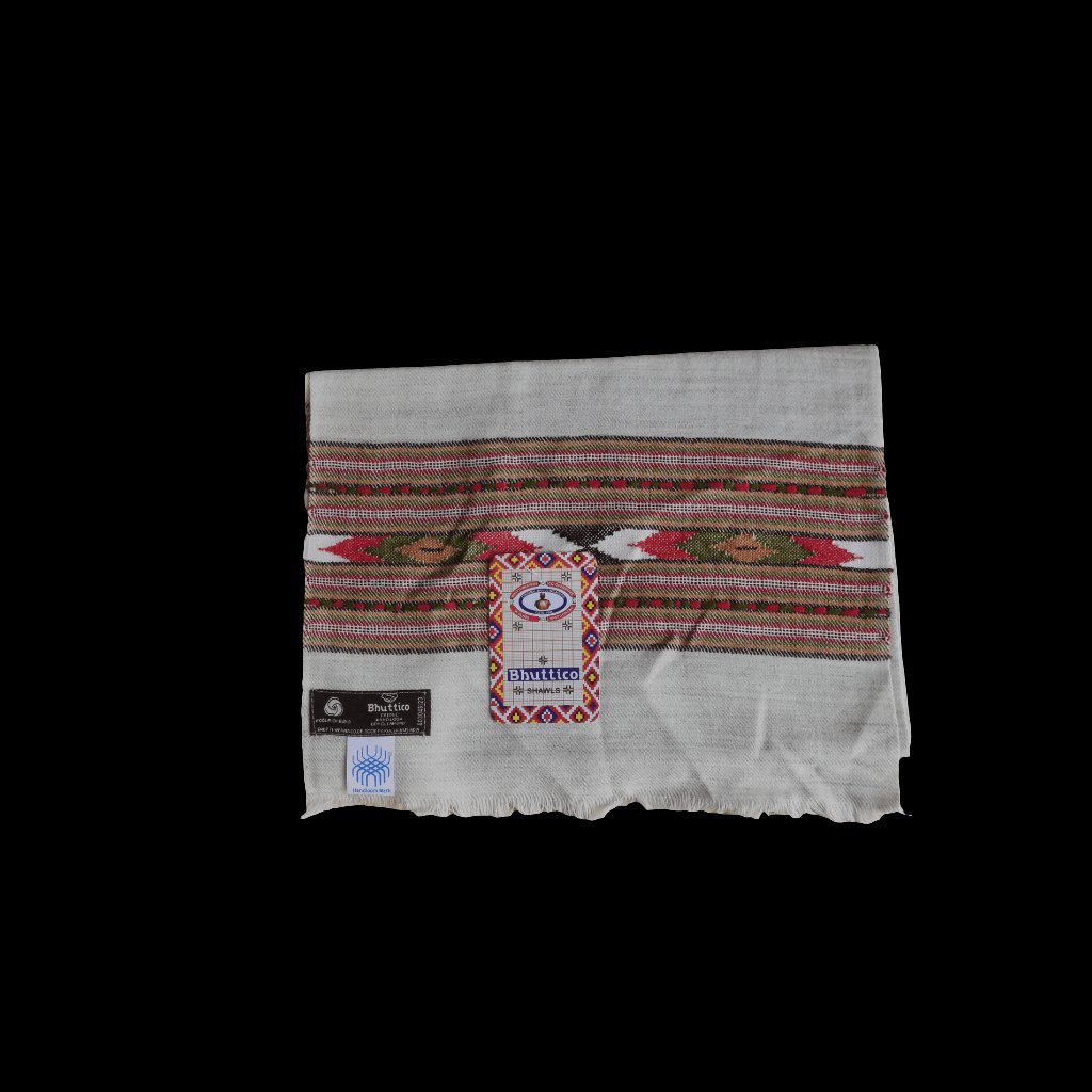 Hand Woven Pollywool Kullu Muffler (Steal Grey) - Bhuttico Shawls