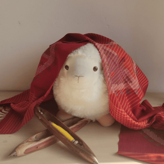 Hand Woven Pure Merino Wool Kullu Stole - Bhuttico Shawls