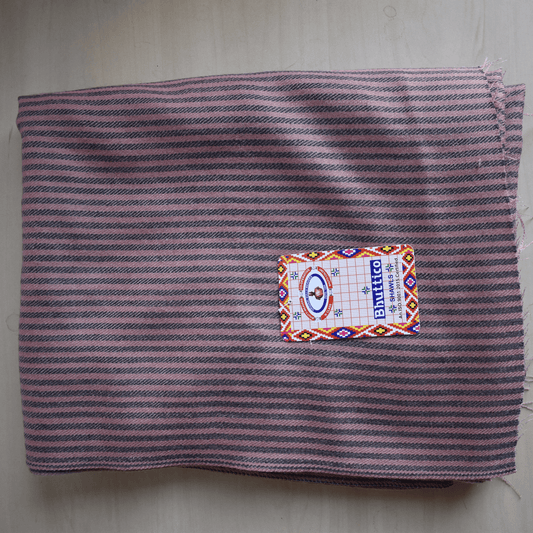 Hand Woven Pure Merino Wool Shirt Fabric - Bhuttico Shawls