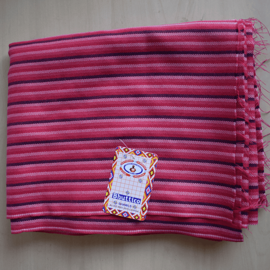 Hand Woven Pure Merino Wool Shirt Fabric - Bhuttico Shawls