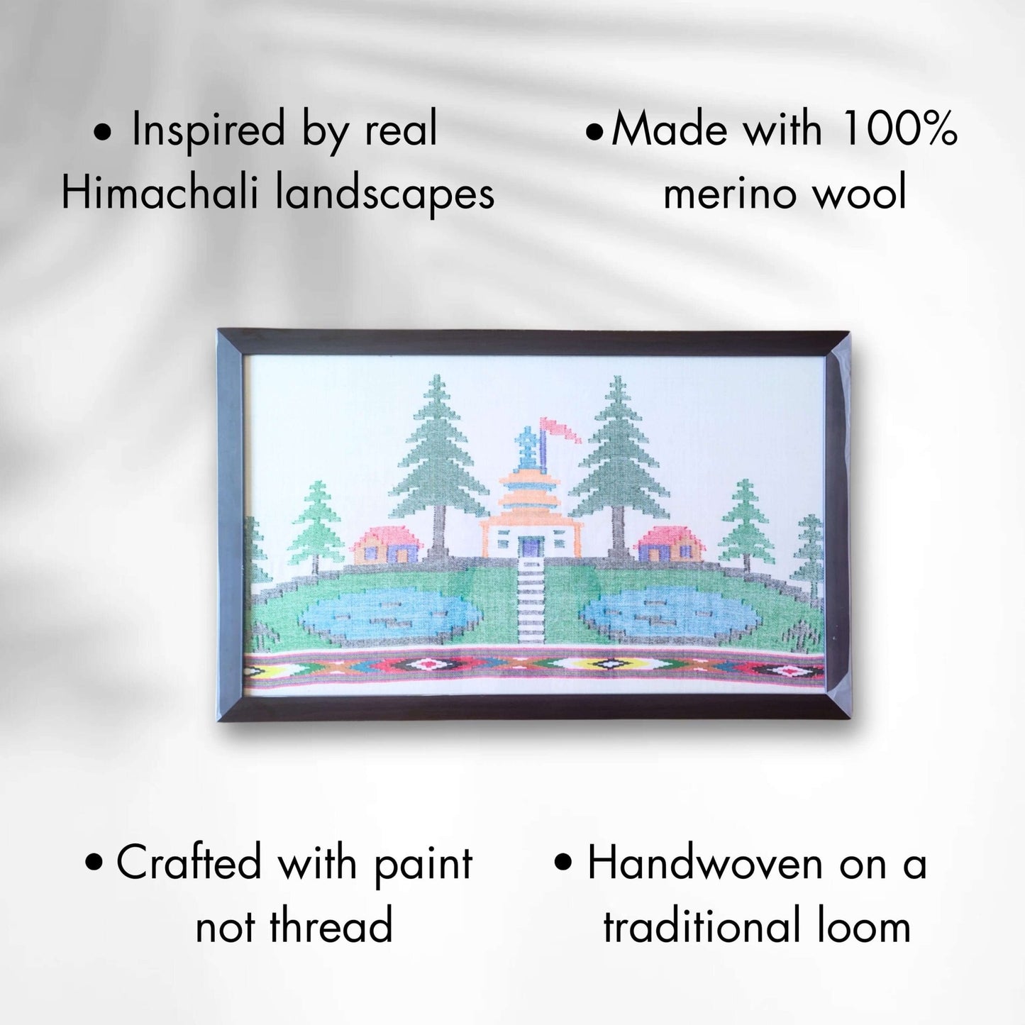 Handloom wall painting - Devlok Nivas - Bhuttico Shawls
