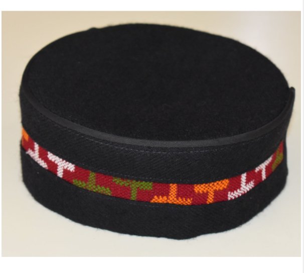 Himachali Cap - Malana (Black) - Bhuttico Shawls