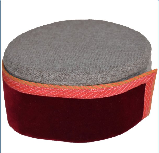 Himachjali Cap - Bushehri (Maroon) - Bhuttico Shawls