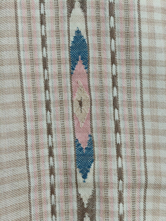 Women Merino Wool Shawl – beige and cream