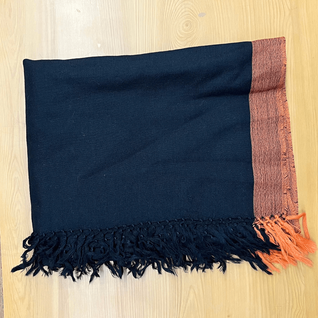 Pollywool Suit with Stole - Orange - Bhuttico Shawls
