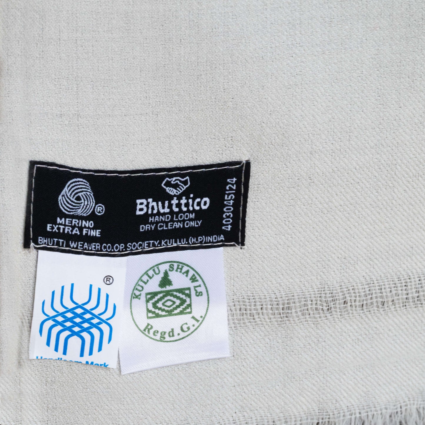Women Merino Wool Shawl- White