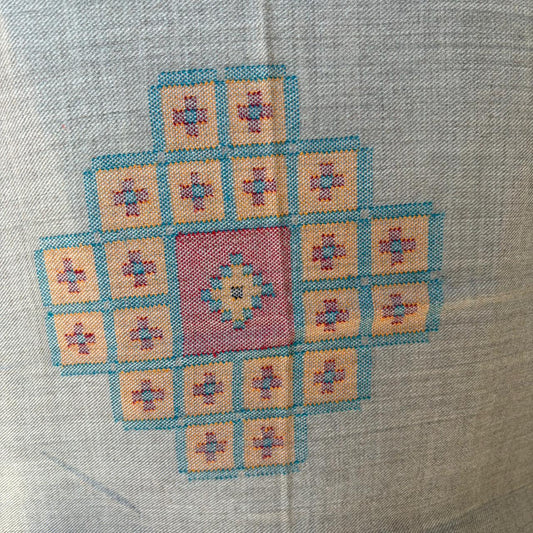 Hand Woven Pure Merino Wool Kullu Stole- Multicolour