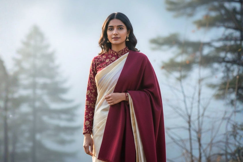 Stop Ruining Your Saree with a Cardigan: The Art of the 'Royal Drape' This Wedding Season