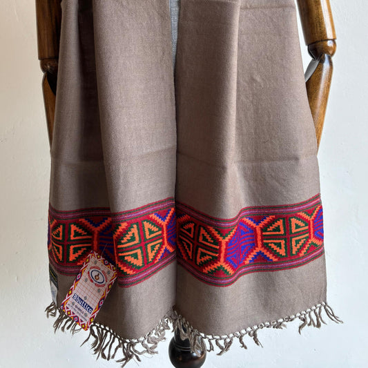 Hand Woven Pure Merino Wool Muffler Pashmina