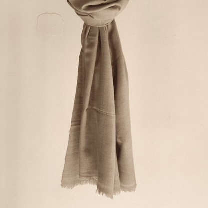 Hand Woven Pashmina + Merino Wool Kullu Stole