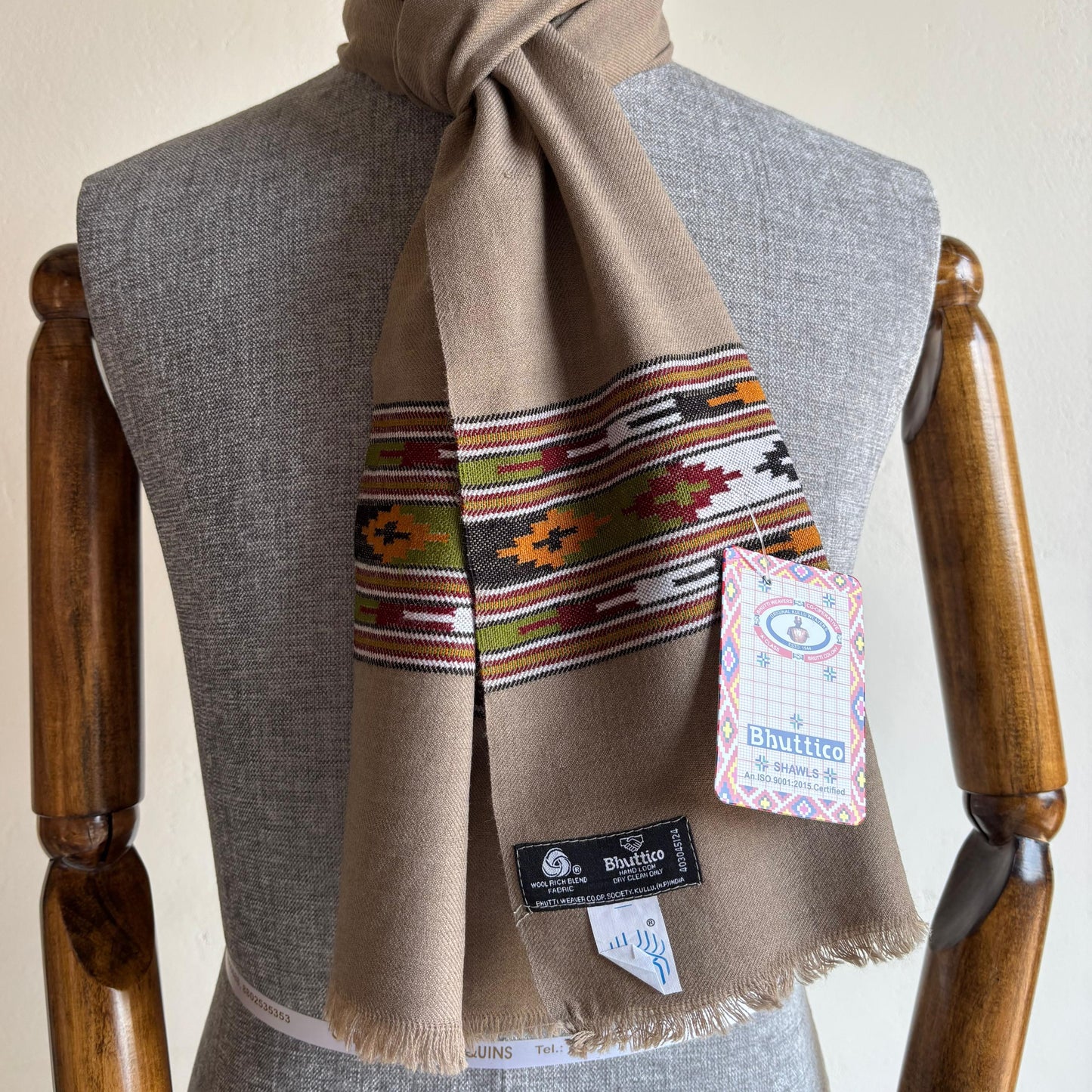 Hand Woven Polywool Muffler