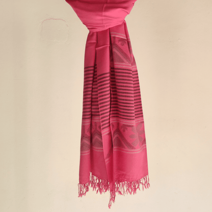 Hand Woven Pure Merino Wool Kullu Shawl