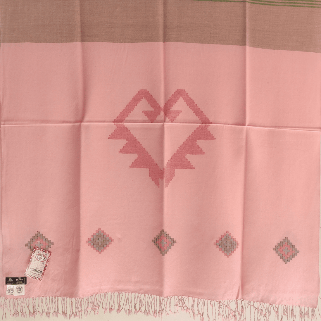 Hand Woven Pure Merino Wool Kullu Shawl