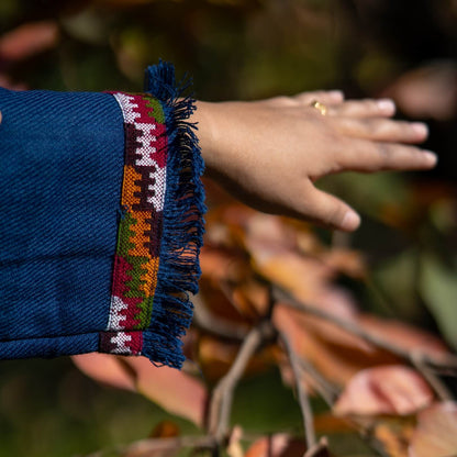 Merino Wool Co-ord Set for Women (Teal Blue)