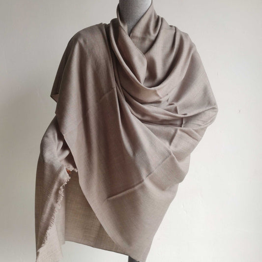 Hand Woven Mens Pure Merino Wool Kullu Shawl - (Loi)