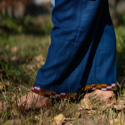 Merino Wool Co-ord Set for Women (Teal Blue)