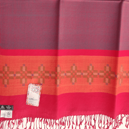 Hand Woven Pure Merino Wool Kullu Shawl