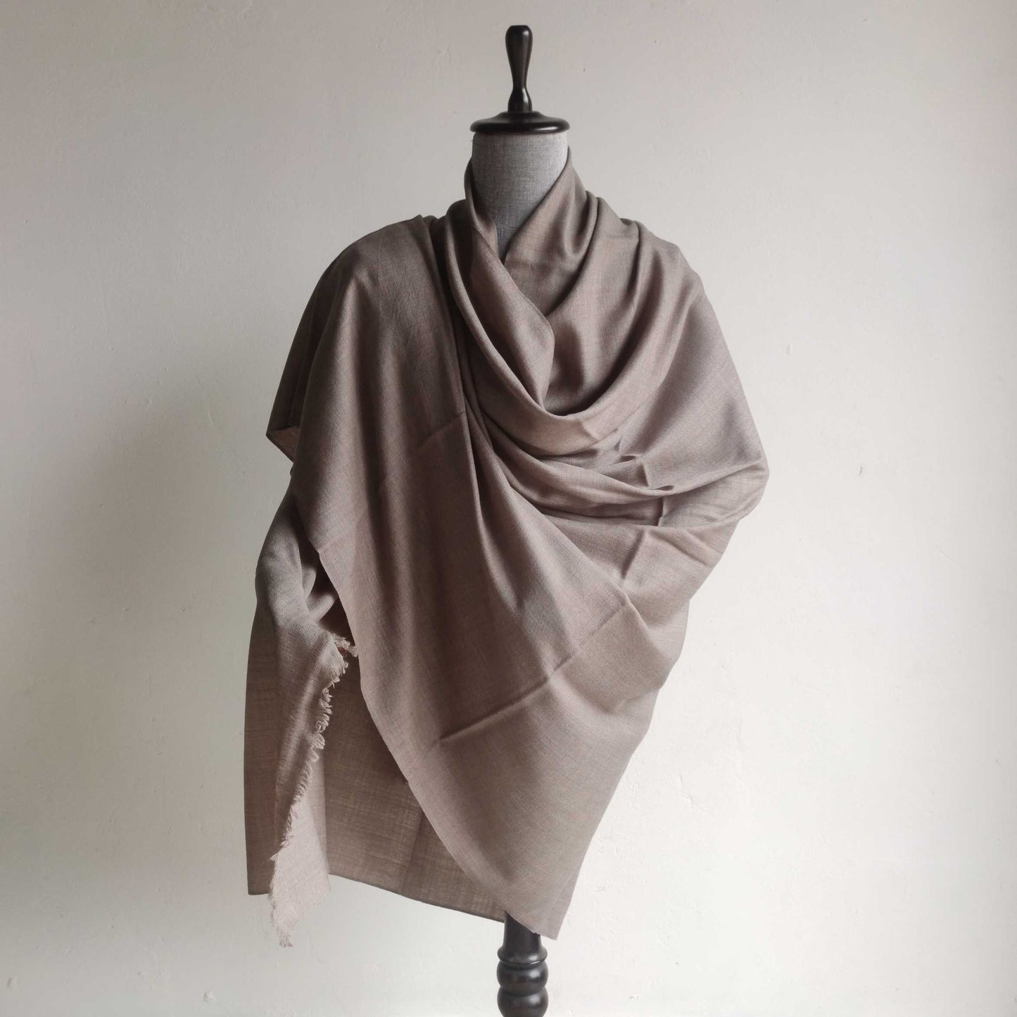 Hand Woven Mens Pure Merino Wool Kullu Shawl - (Loi)
