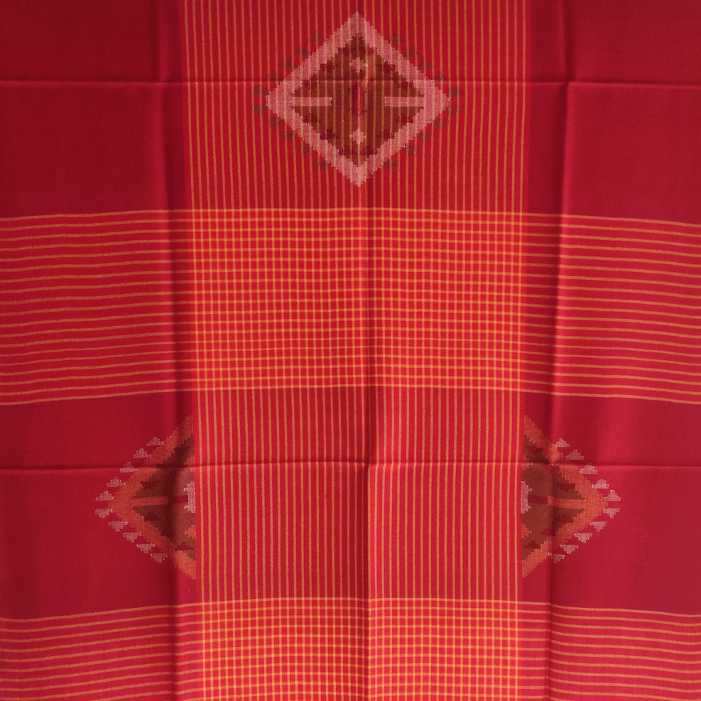 Hand Woven Pure Merino Wool Kullu Shawl