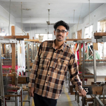 Mens Merino wool shacket