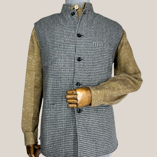 Men's Grey Woolen Nehru Jacket