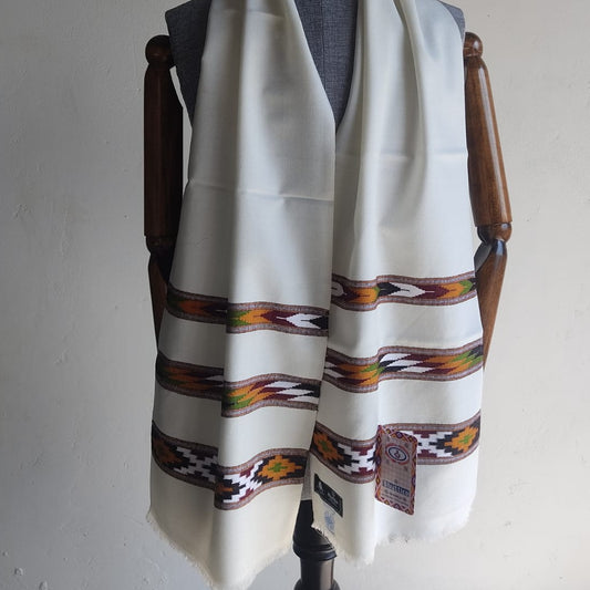 Hand Woven Pollywool Muffler