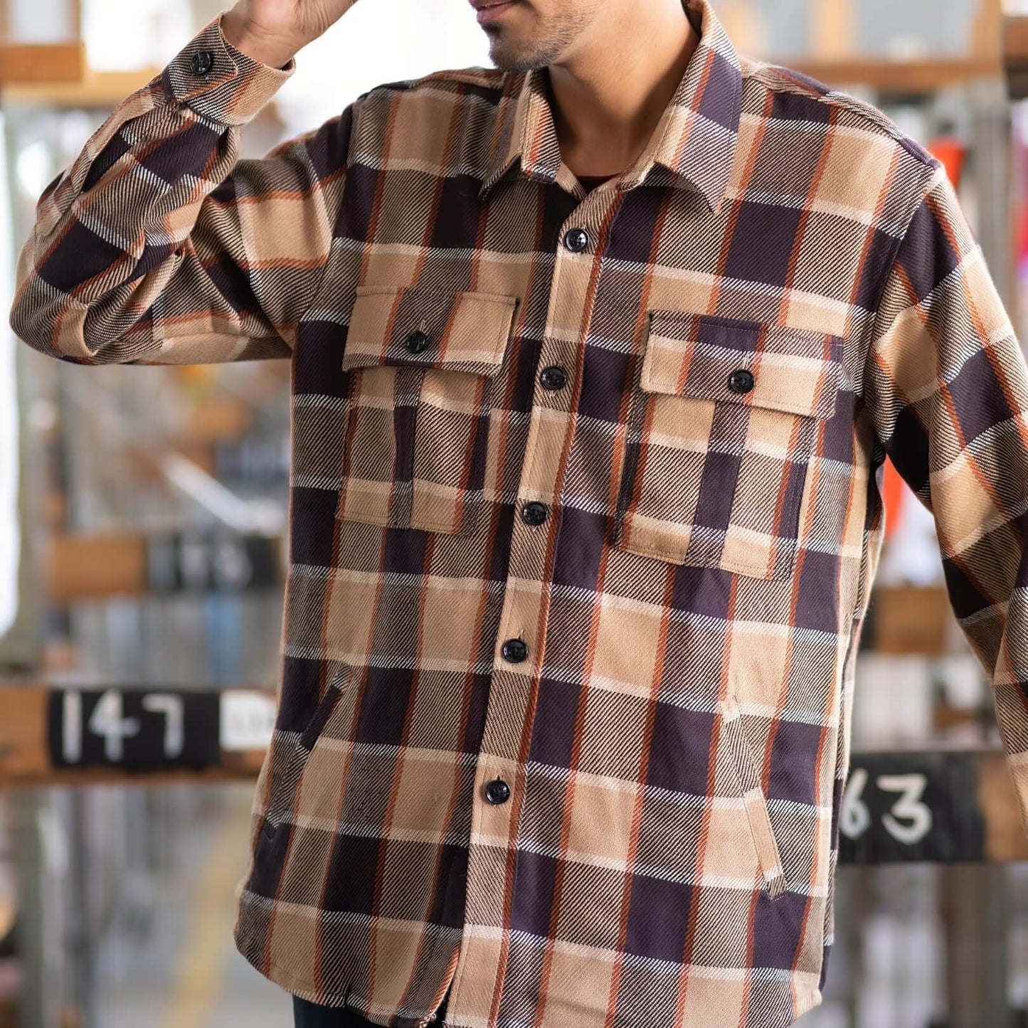 Mens Merino wool shacket