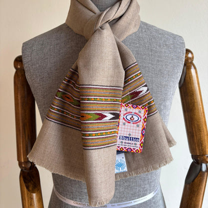 Hand Woven Cashmilon Muffler Pashmina