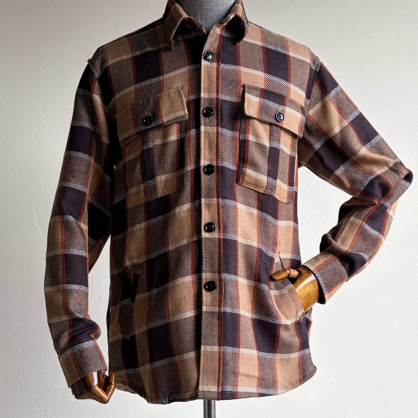 Mens Merino wool shacket