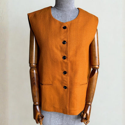 Women’s Merino Wool Nehru Jacket – Mustard