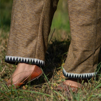 Merino Wool Co-ord Set for Women (Camel Brown)