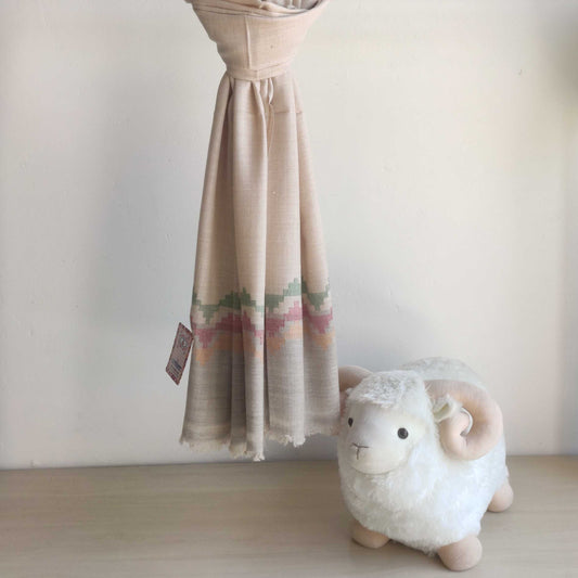 Handwoven Angora+Wool Shawl