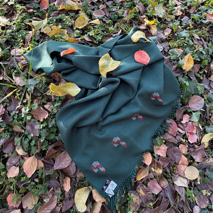 The Green Candy Cane Shawl