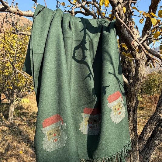 The Green Santa Shawl