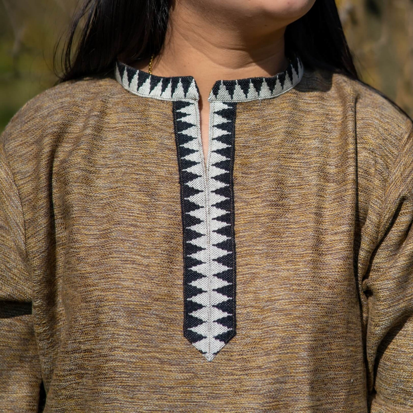 Merino Wool Co-ord Set for Women (Camel Brown)