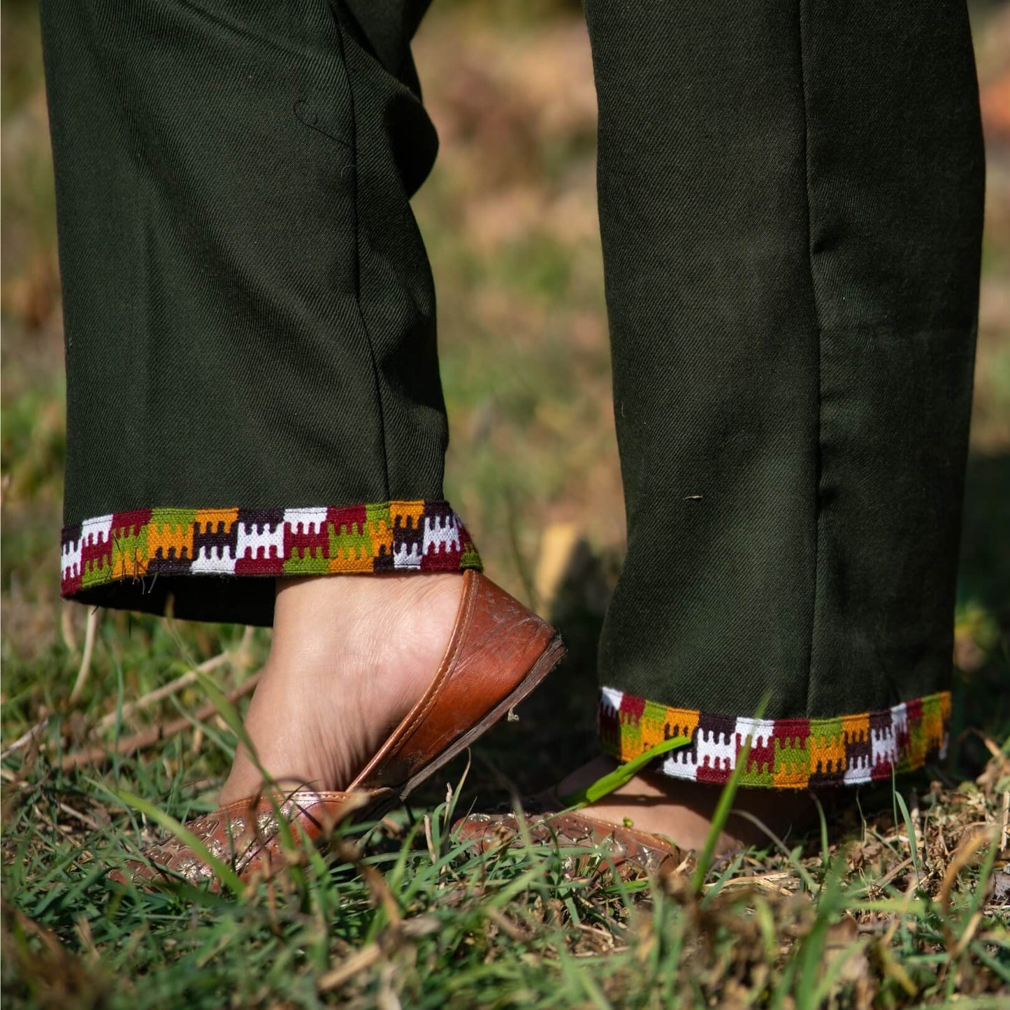 Merino Wool Co-ord Set for Women (Olive Green)